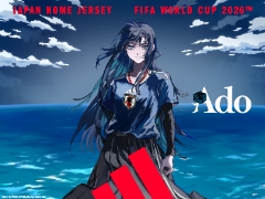 アディダス サッカー日本代表 2026 ホーム レプリカ ユニフォーム Adoが登場。6月8日（月）発売 ご予約受付中！